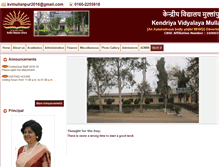 Tablet Screenshot of kvmullanpur.com